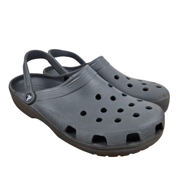 Crocs Classic Clogs Sandals Men's Sz 14 Gray Comfort Gorpcore Clogcore - Picture 3 of 11